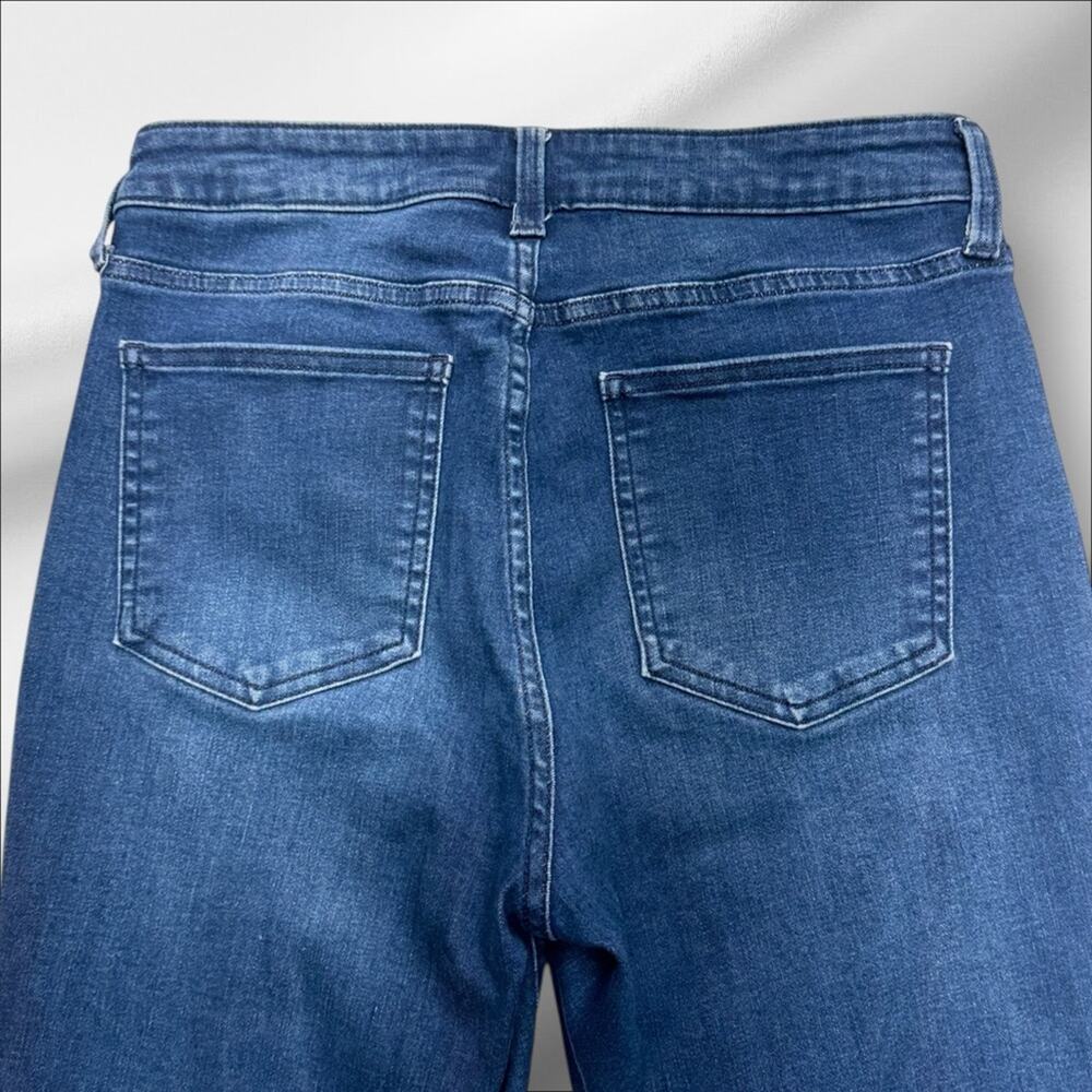 POPSUGAR Women’s 8 BUTTON FLY ANKLE Blue Jeans - Picture 3 of 3